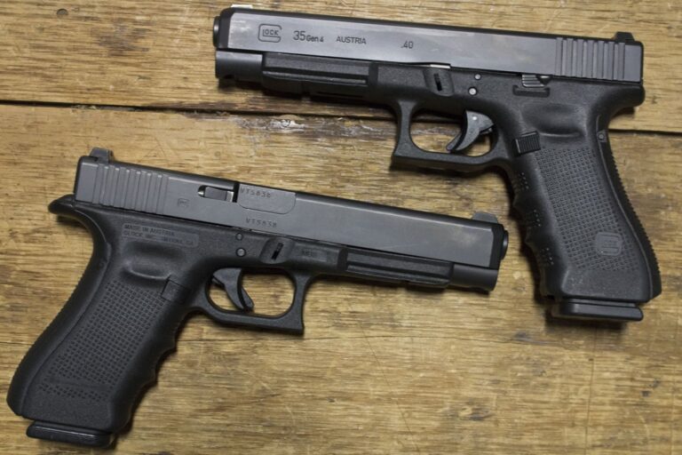 Glock 35 Gen4 40 S&W Competition Police Trade-ins (Good Condition)