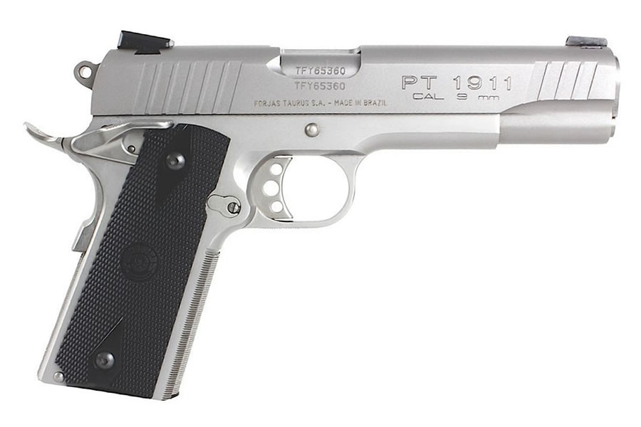 38253-default-l Taurus PT1911 9mm Stainless Steel Centerfire Pistol (Cosmetic Blemishes)