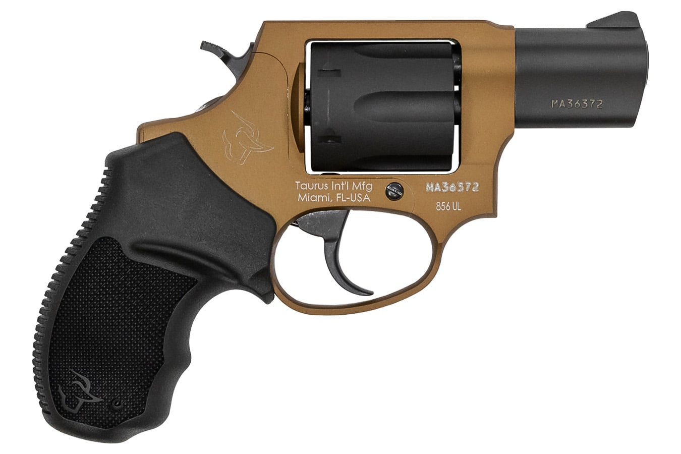 59470-default-l Taurus 856 Ultra Lite 38 Special +P Revolver with Bronze/Black Finish