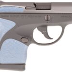 Taurus Spectrum 380 Auto Stainless Steel Slide/Gray Frame with  Serenity Blue Grips