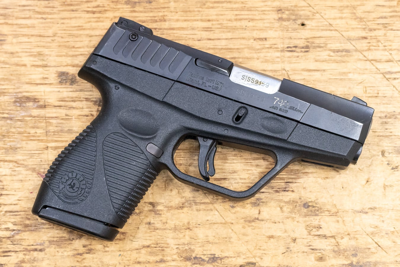 77927-default-l Taurus Model 740 Slim 40 S&W Police Trade-in Pistol