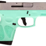 Taurus G2S 9mm Single Stack Pistol with Cyan Frame and Stainless Slide