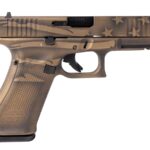 Glock 22 Gen5 40 S&W Semi-Auto Pistol with Coyote Battle Worn Flag Cerakote Finish