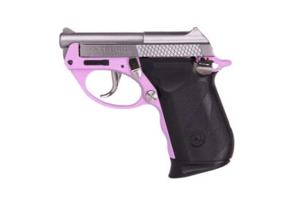 Taurus PT-22 22LR Pistol with Lavender Frame and Stainless Slide
