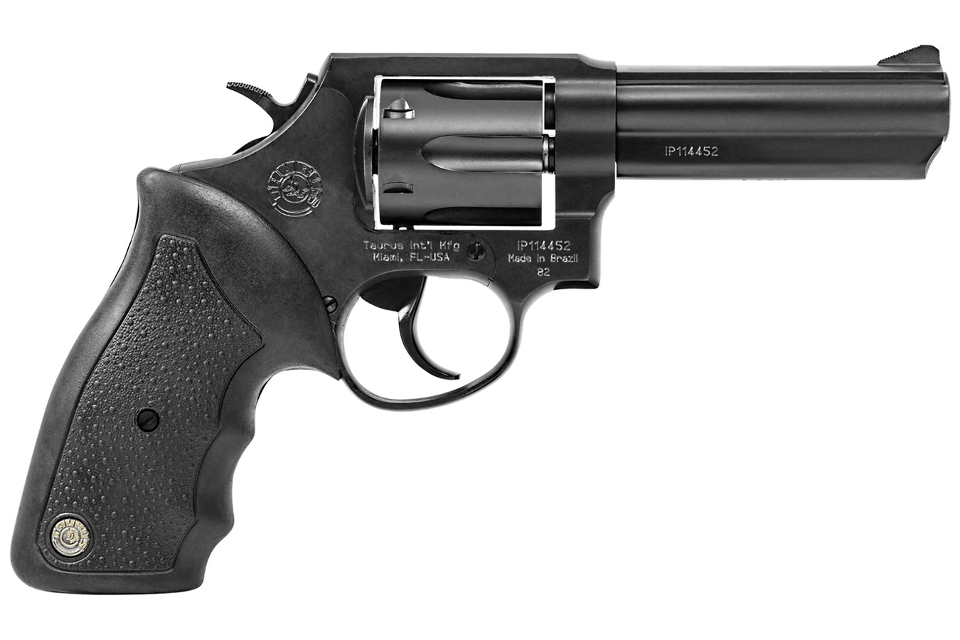 105322-default-l Taurus Model 82 DA/SA 38 Special Revolver with Matte Black Finish and Rubber Grip