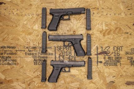 Glock 34 Gen4 9mm Police Trade-In Pistols with Night Sights (Very Good)