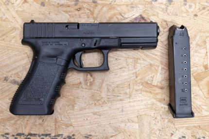 Glock 22 Gen3 40 S&W Police Trade-In Pistol with 10-Round Magazine