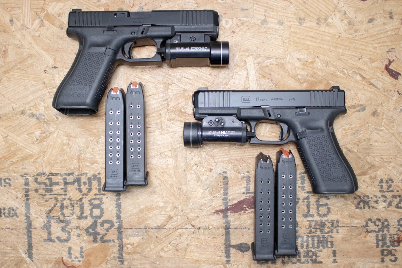 123123-default-l Glock 17 Gen5 9mm Police Trade-In Pistols with TLR Light and Extra Mag