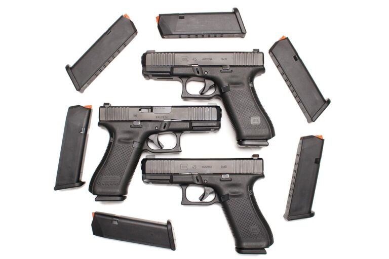 Glock 45 9mm Police Trade-In Pistols with Night Sights
