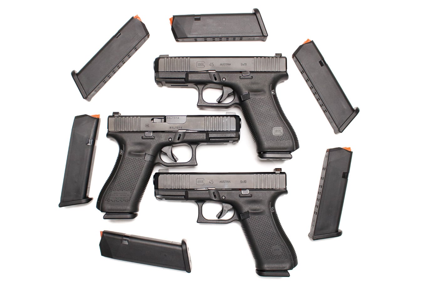 153785-default-l Glock 45 9mm Police Trade-In Pistols with Night Sights