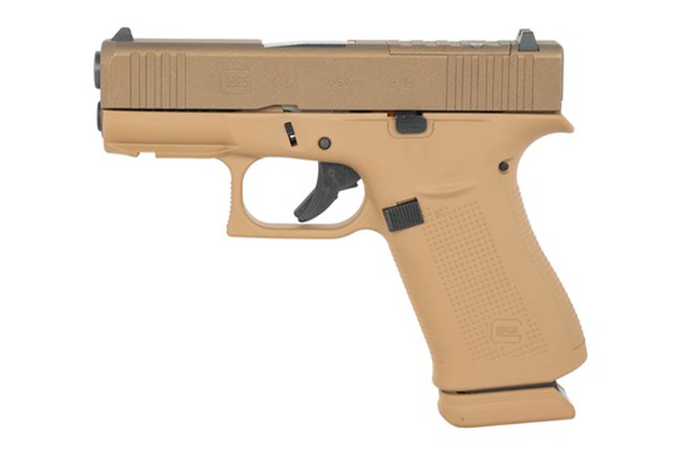 178927-default-l Glock 43x MOS 9mm Optic Ready Pistol with FDE Finish