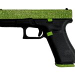 Glock 45 9mm Semi-Auto Pistol with Zombie Green Glitter Cerakote Finish