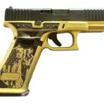 Glock 45 MOS 9mm Optic Ready Don Wick Edition Pistol with Gold Donald Trump Engraving