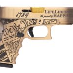 Glock 19 Gen3 9mm Custom Pistol with US Constitution Custom Laser Engraving and 4.6 Inch Threaded Barrel (Made in USA)