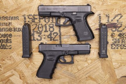 Glock 19 Gen4 9mm Police Trade-In Pistols with Night Sights (Fair Condition)