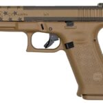 Glock 19x 9mm Full-Size FDE 17-Round Pistol with USA Flag Laser Etched Slide