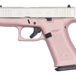 Glock 43X 9mm 10-Round Pistol with Cerakote Pink Frame and Cerakote Aluminum Slide
