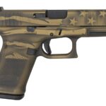 Glock 19 Gen5 9mm Pistol with Coyote Battle Worn Flag Finish