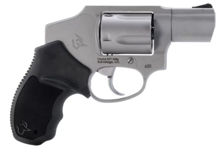 Taurus Model 650 357 Magnum Double Action Revolver with Matte Stainless Steel Finish