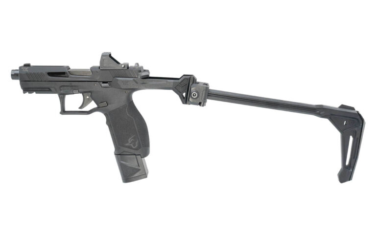 Taurus TX22 Gen2 22LR Rimfire Pistol with Brace and Viridian RFX-11 Green Dot